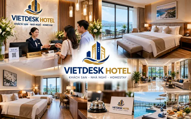 Hình minh họa ngành Khách sạn · Nhà nghỉ · Motel · Homestay