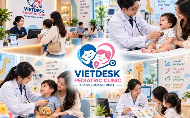 Minh họa Phòng khám nhi khoa